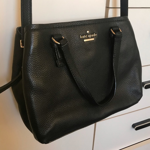 kate spade Handbags - KATE SPADE Black Leather Purse